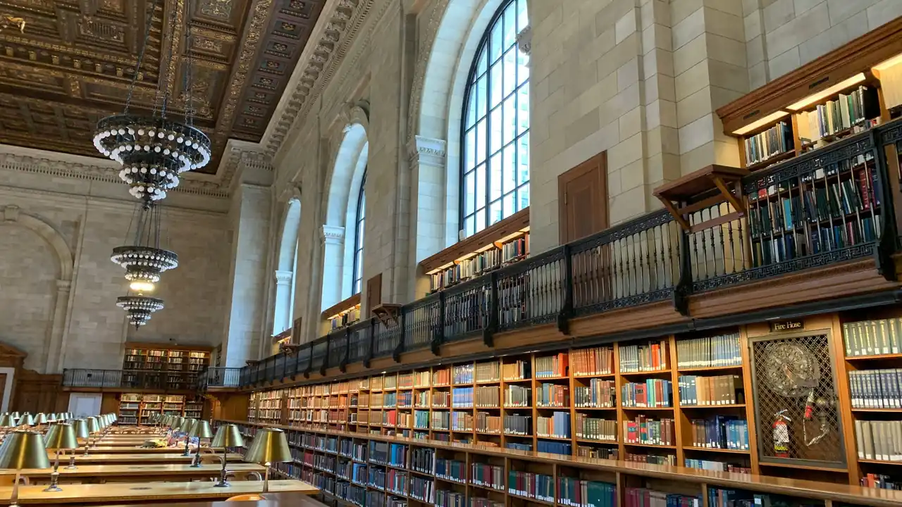 Vista Interna della New York Public Library