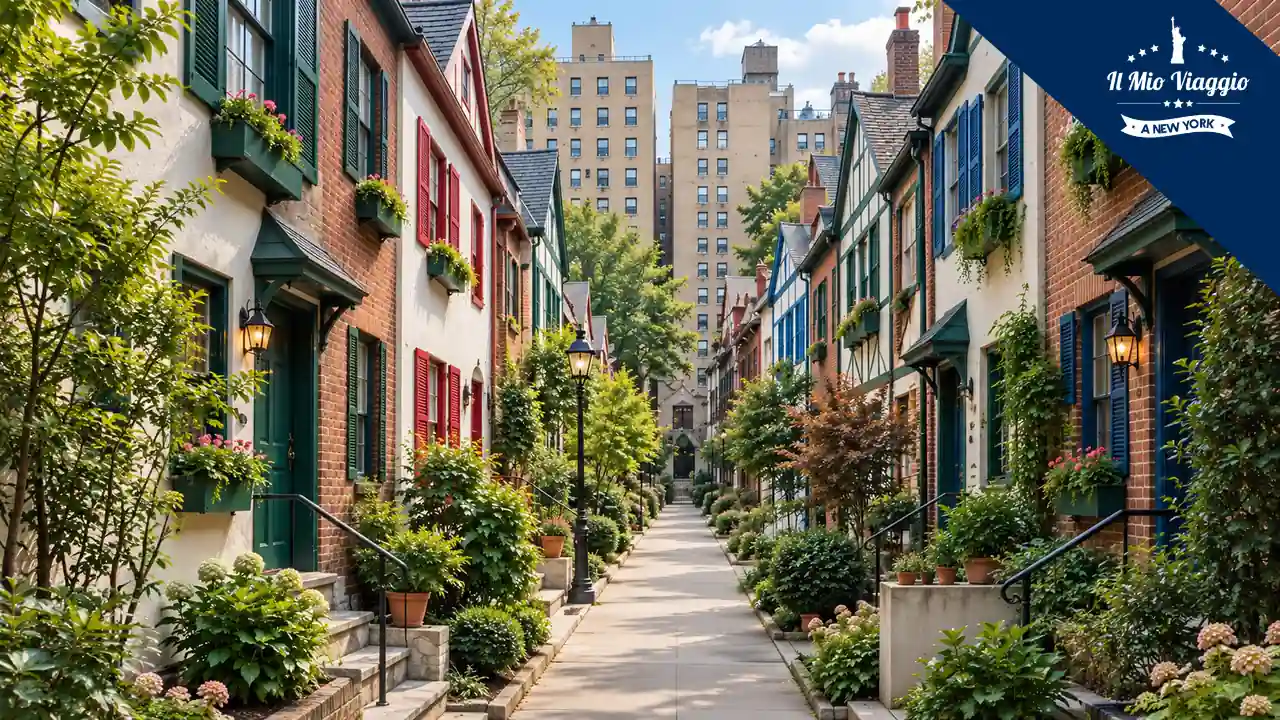 Pomander Walk New York: Come Vederla dal Cancello nell’Upper West Side