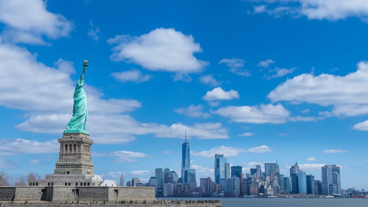 Vista panoramica della Statua della Libertà