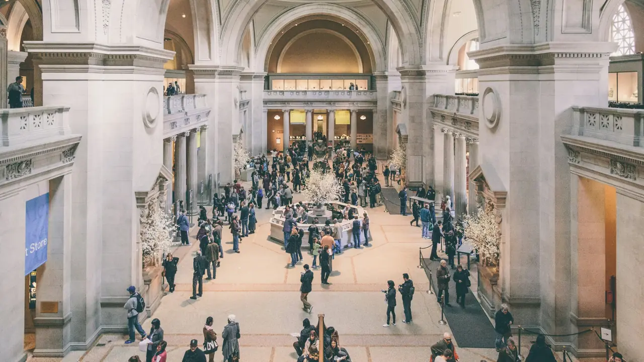 Interni del Metropolitan Museum of Art Manhattan