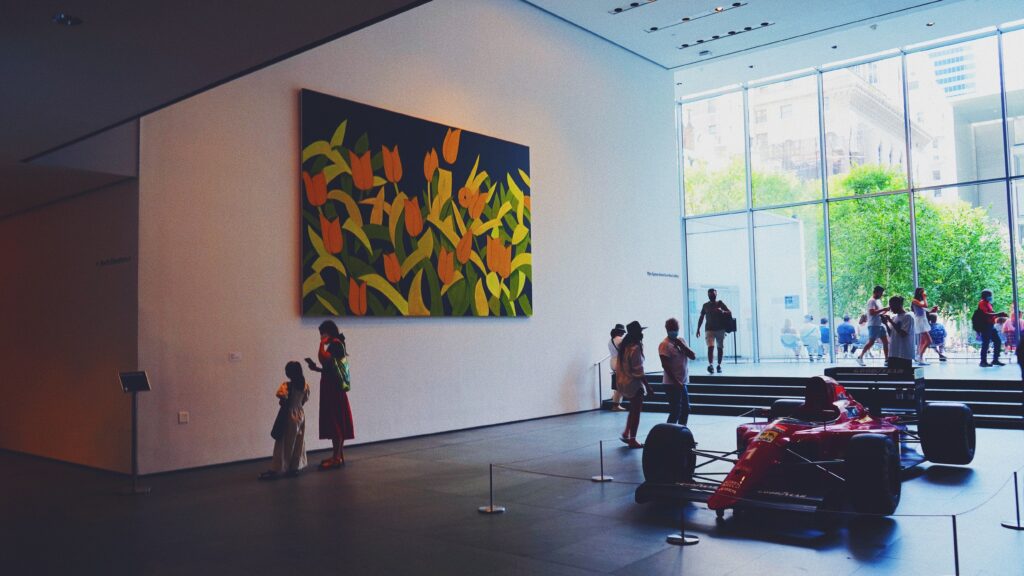 Esposizione all'interno del MoMa a NYC
