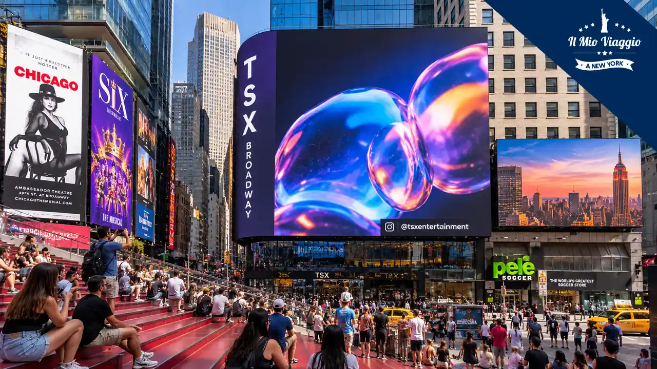 TSX Broadway: Proiettare un Video a Times Square