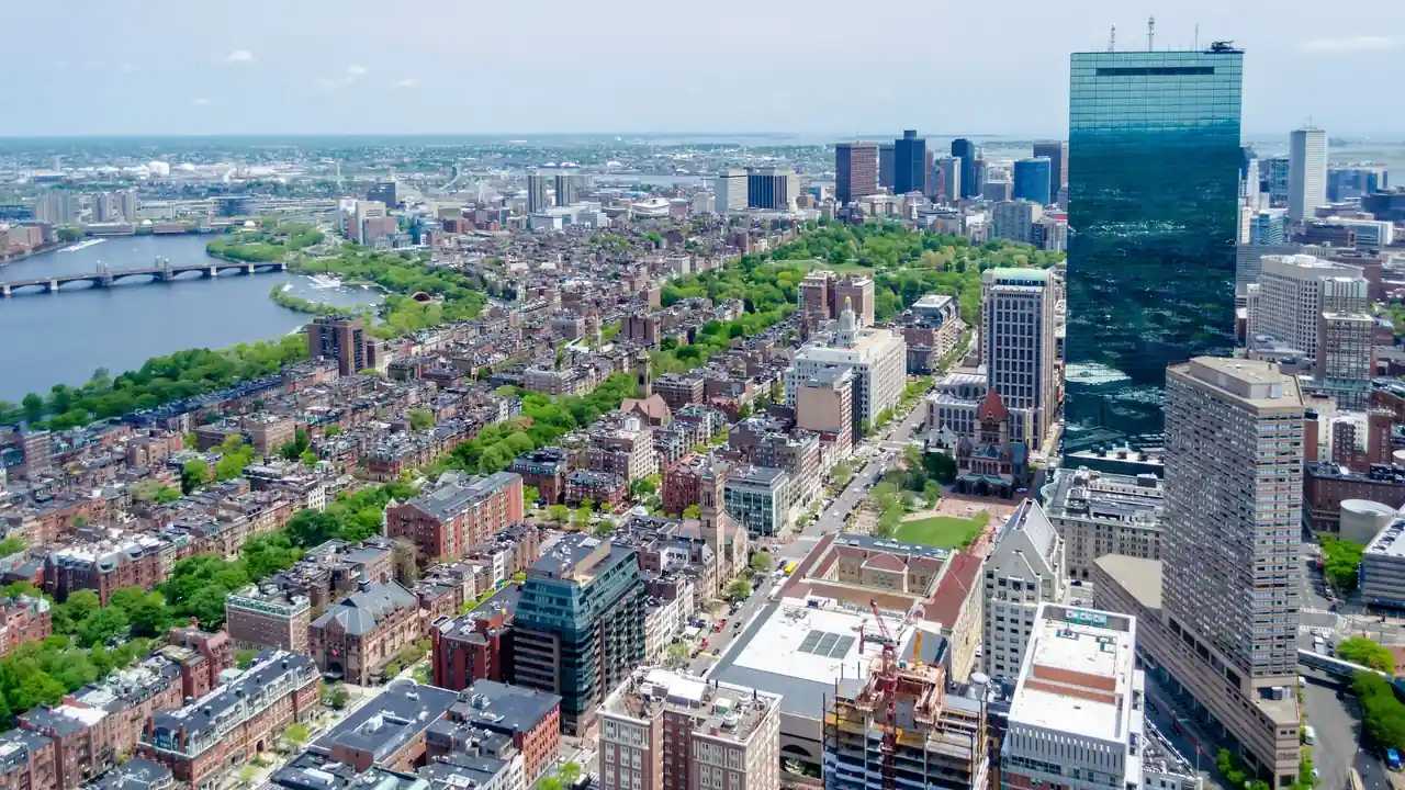 Vista di Boston