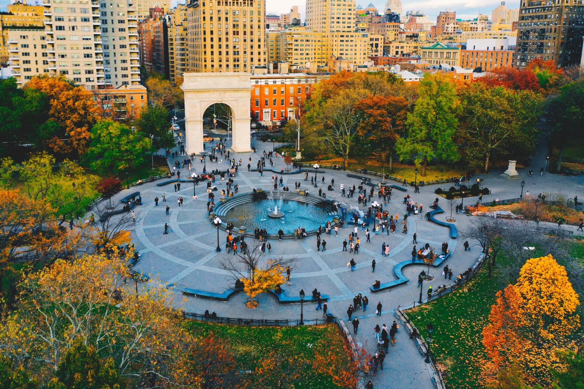 Washington Square Park, Greenwich village, Lower Manhattan, New York city