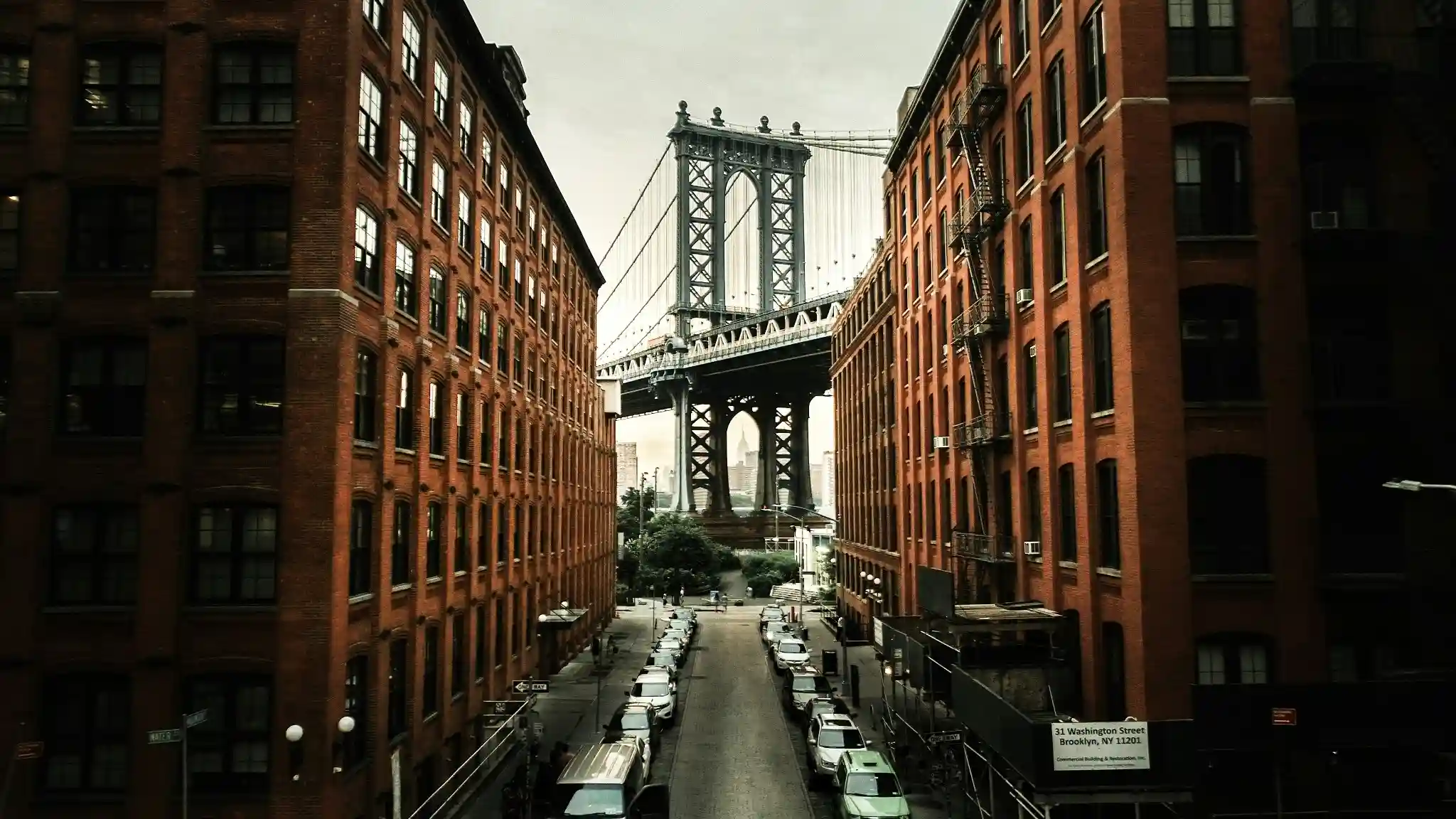 C'era una volta in America, il ponte di Brooklyn visto da Dumbo
