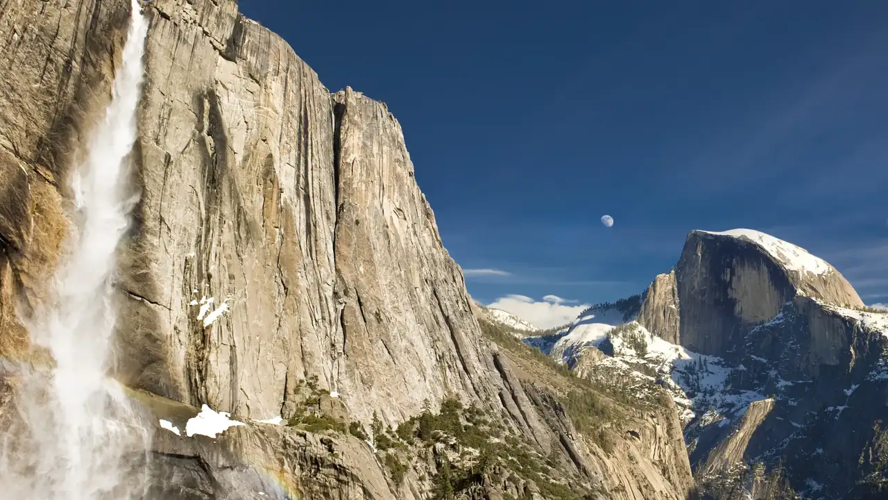 Yosemite falls e Half Dome