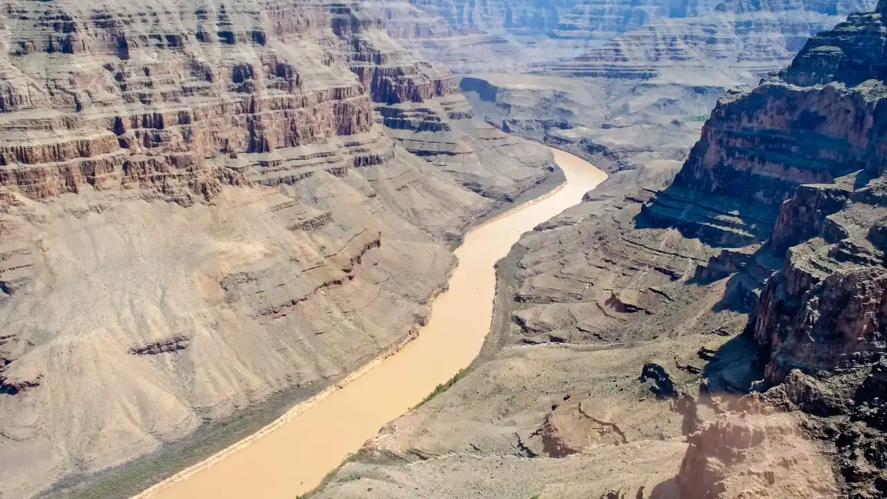 Grand Canyon Visto dall'elicottero