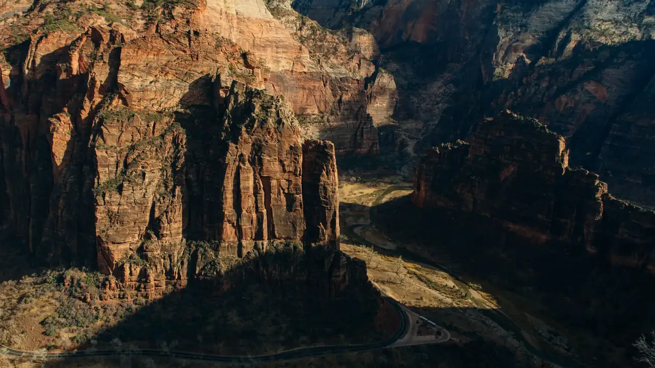 Parco Nazionale di Zion situato nel sud-ovest dello Utah, vicino alla città di Springdale.