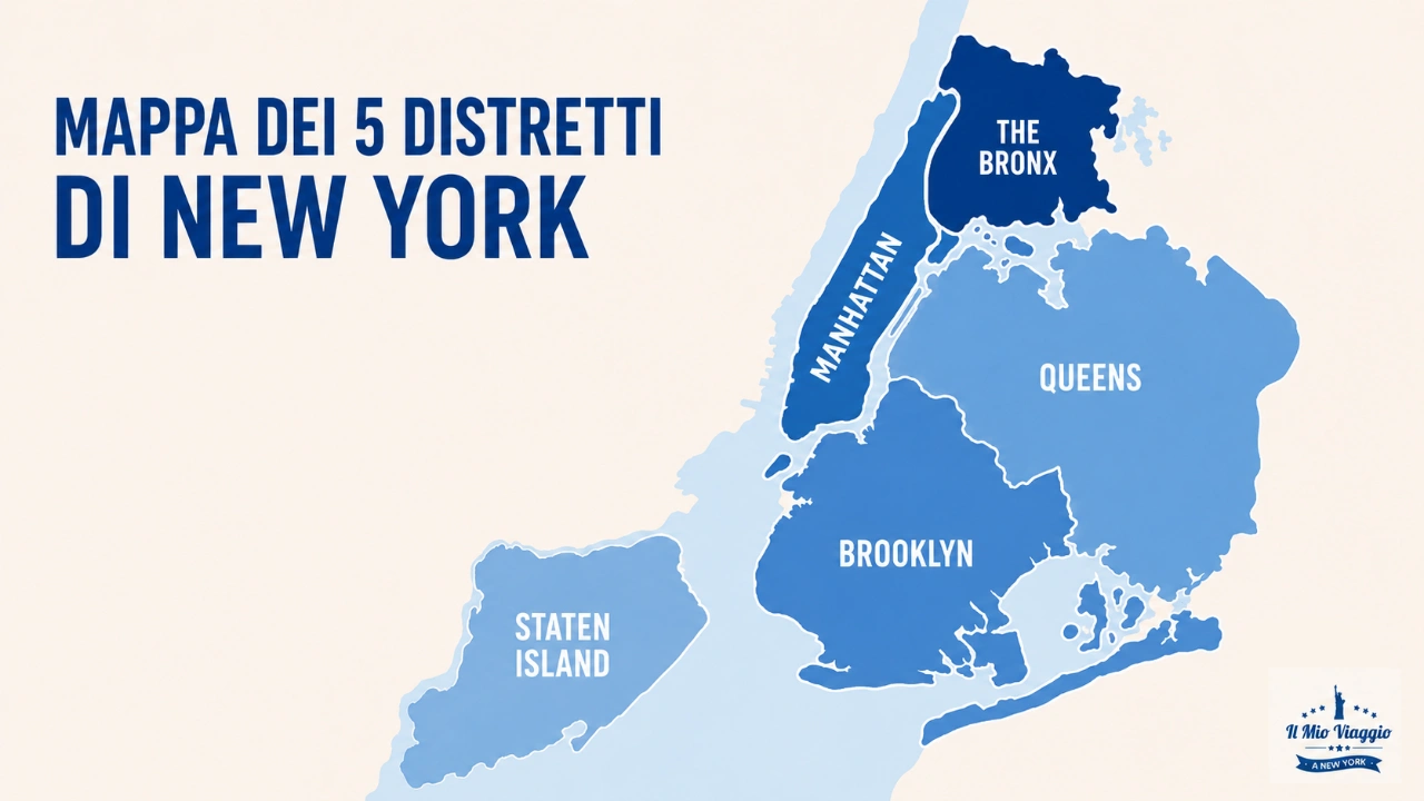 Mappa dei distretti di New York