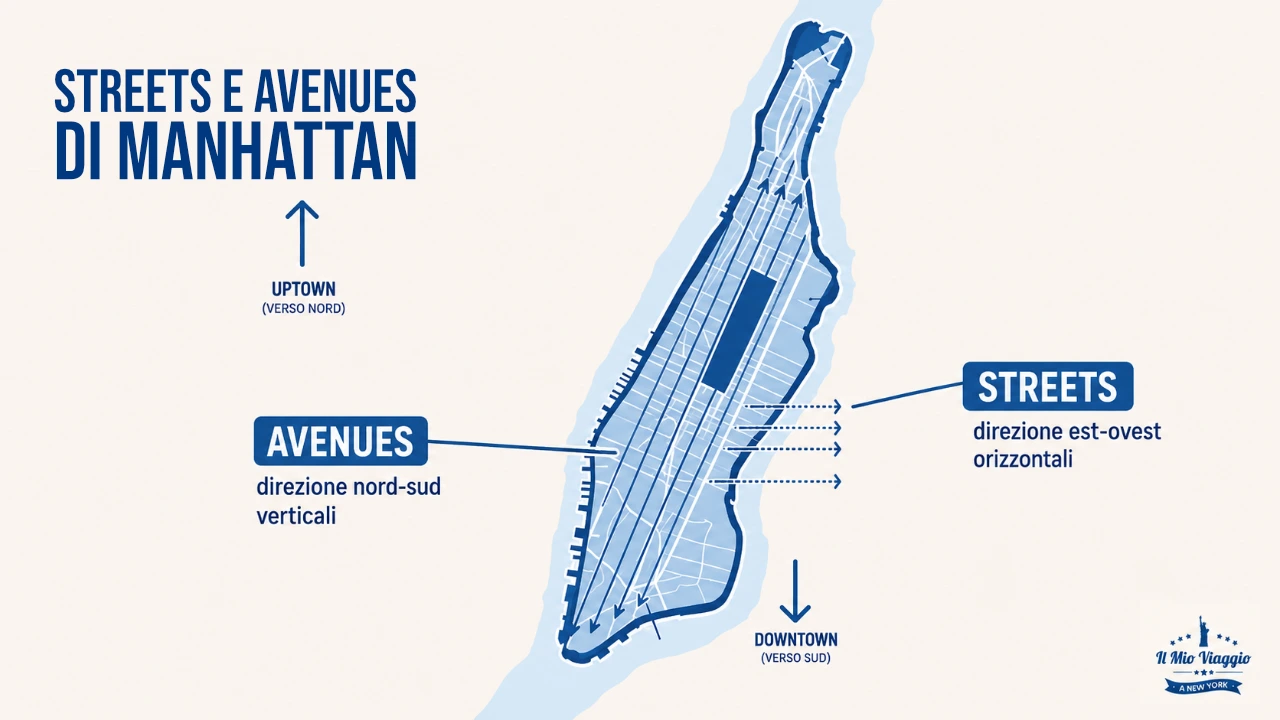 Streets e Avenues a Manhattan