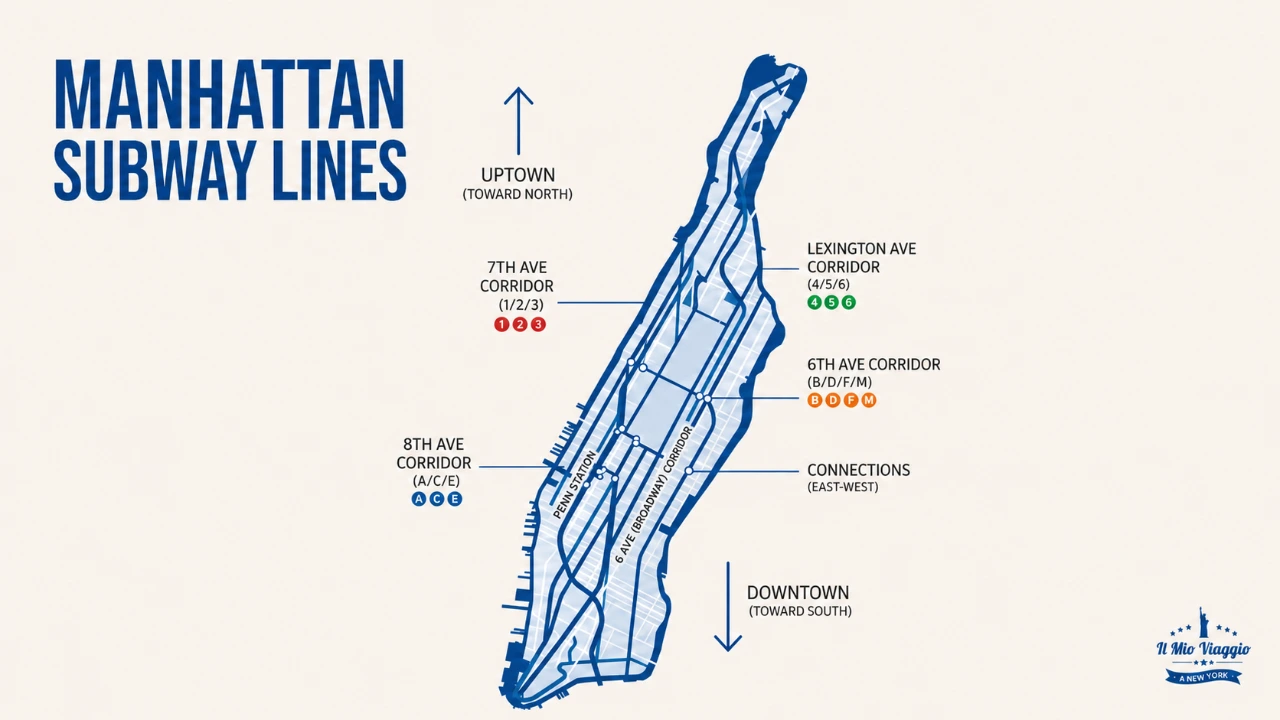 Manhattan subway lines