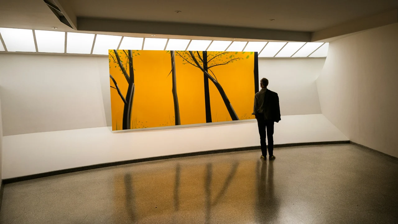 Esposizione all'interno del Guggenheim Museum di NYC