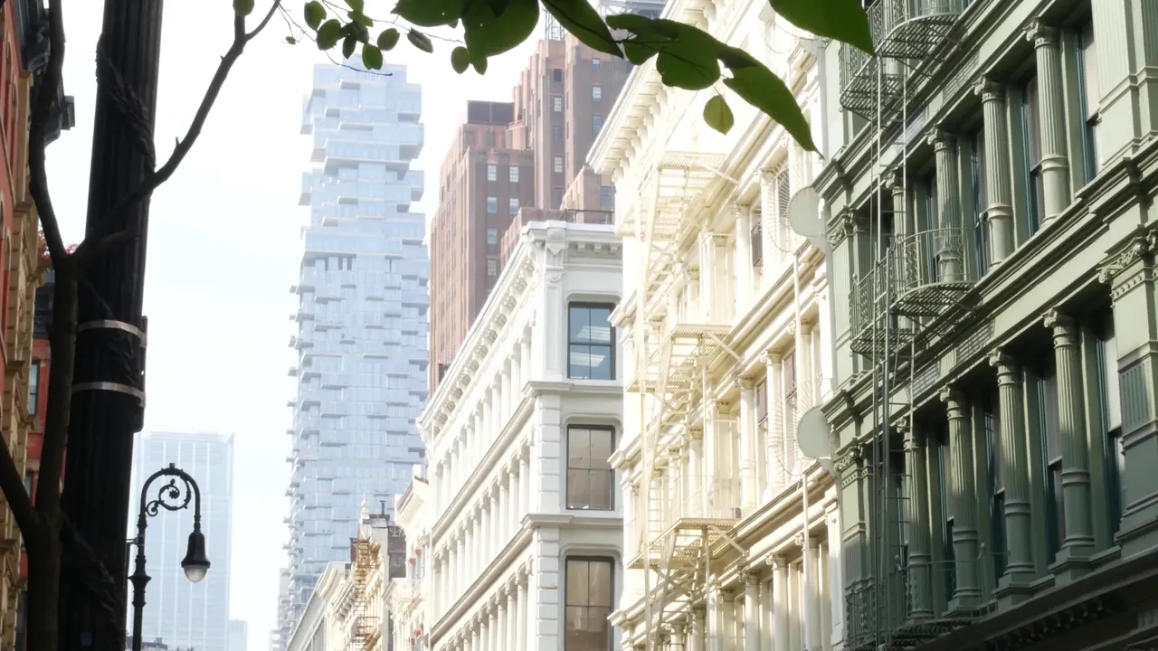 Paesaggio di Soho a New York