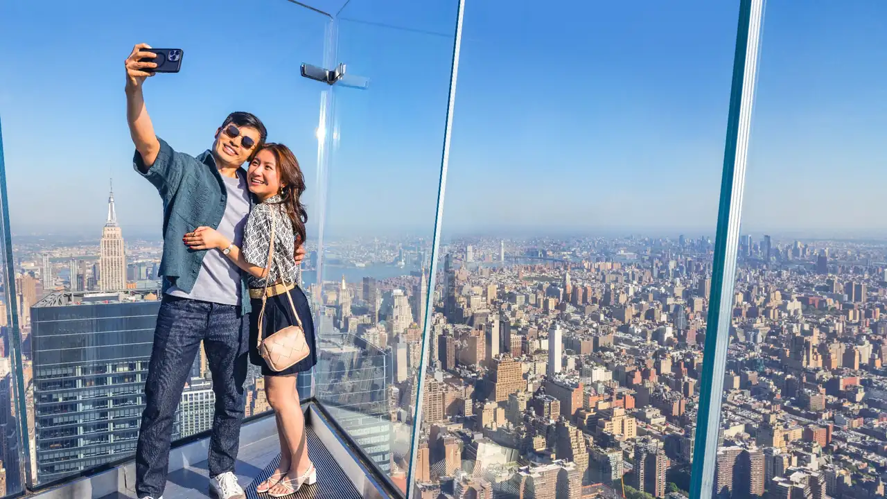 Vista panoramica da Edge Observatory a New York
