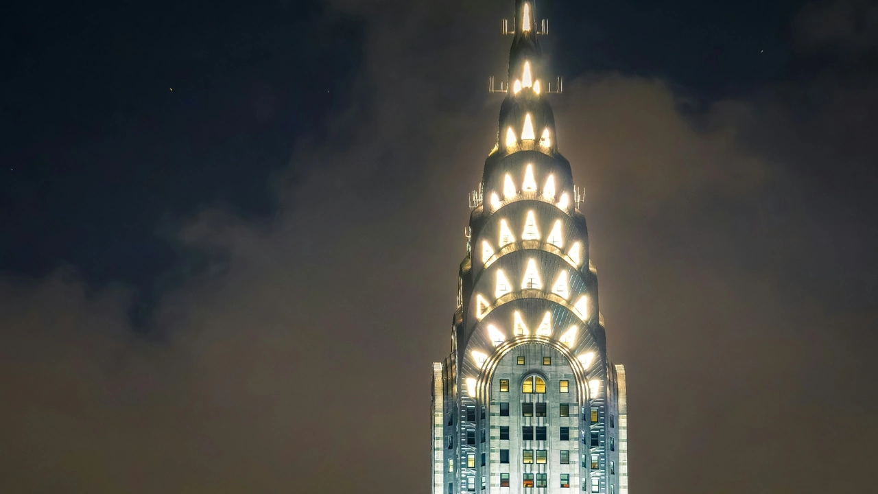Chrysler Building vista notturna