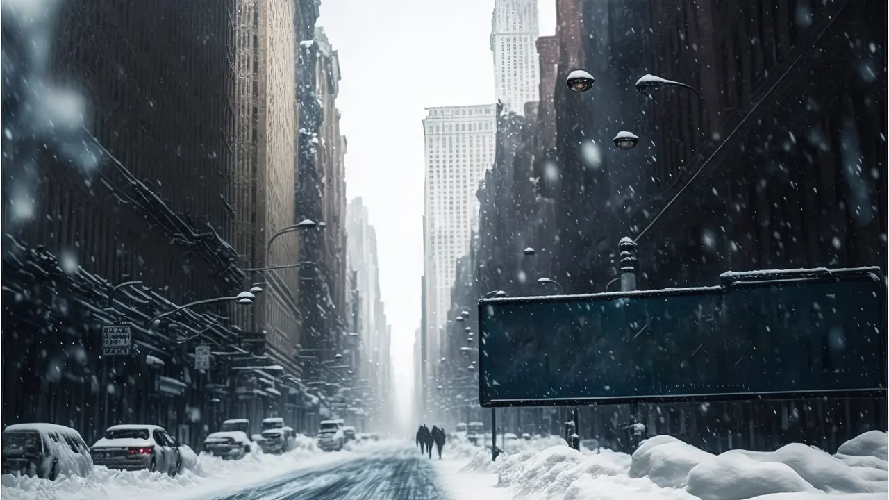 Neve a Gennaio, New York